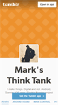 Mobile Screenshot of marksthinktank.com